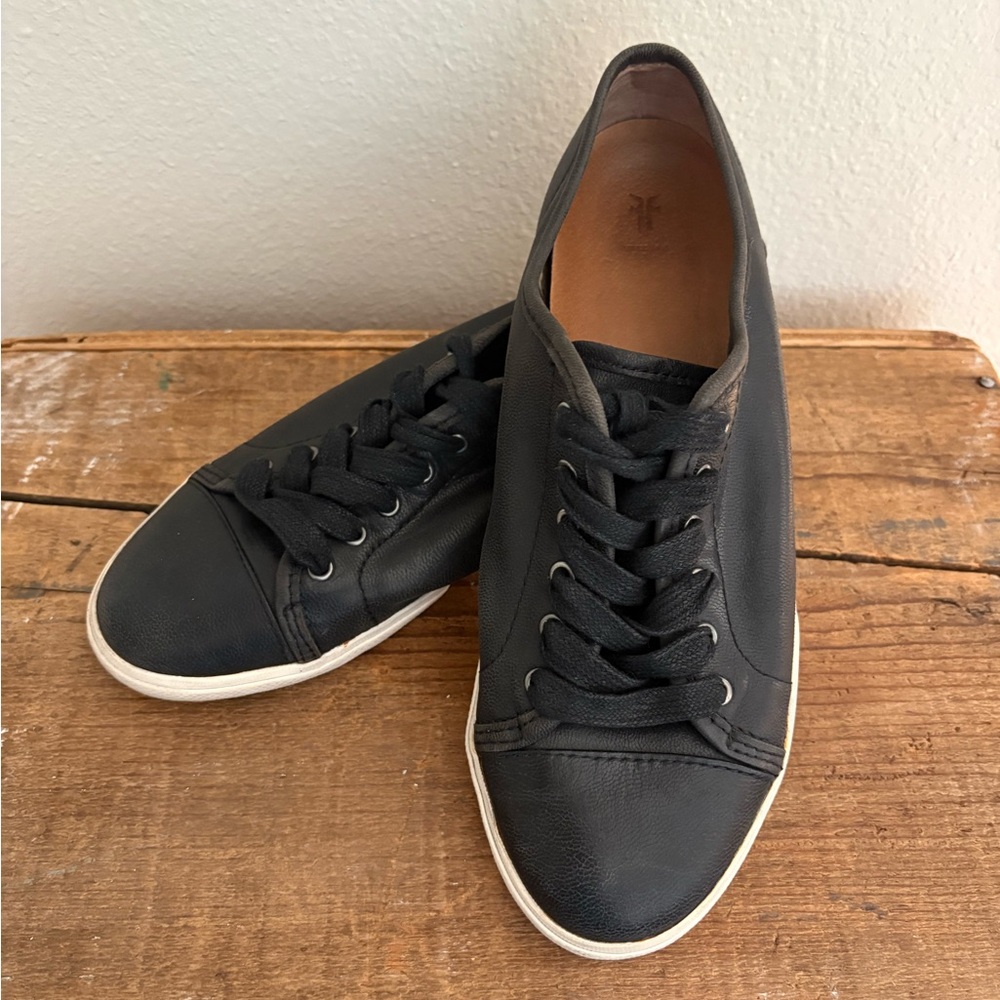 Frye Black Leather Sneakers